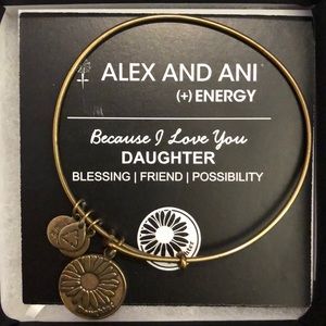 Alex and Ani Gold Daughter Bracelet